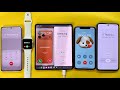 Incoming Call On Double Screen, Apple Watch Call, Samsung S21, Z Fold3, IPhone 11, Poco X6