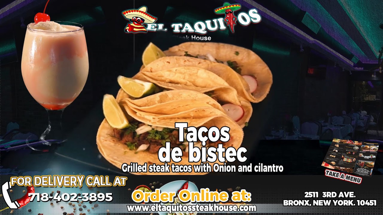 El taquitos steakhouse steak tacos YouTube