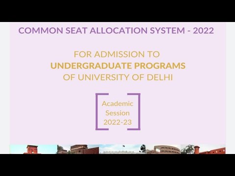 How to fill Delhi University Admission Form 2022-23 Delhi University ...