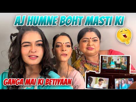 On set masti 🥳😆 | Ganga Mai Ki Betiyaan bts 🫶 | Mansi Sharma 👑