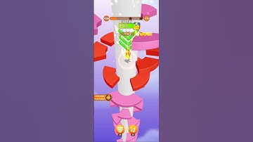 Helix Jump Gameplay Level 1258 🎮🔥#helixjump #mobilegame