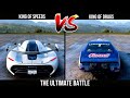 King of speed vs king of drag the ultimate battle jesko vs dragster  ultimate drag battles  fh5