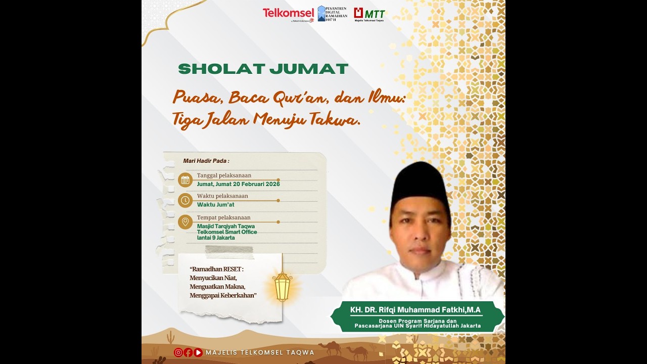 Khutbah Jumat_KH Dr Rifqi Muhammad Fatkhi MA_20 Februari 2026