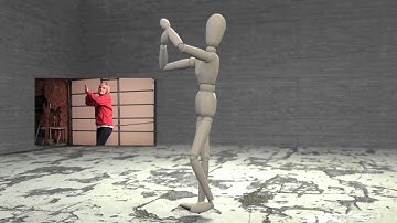 Kinect + Blender Motion Capture Demo