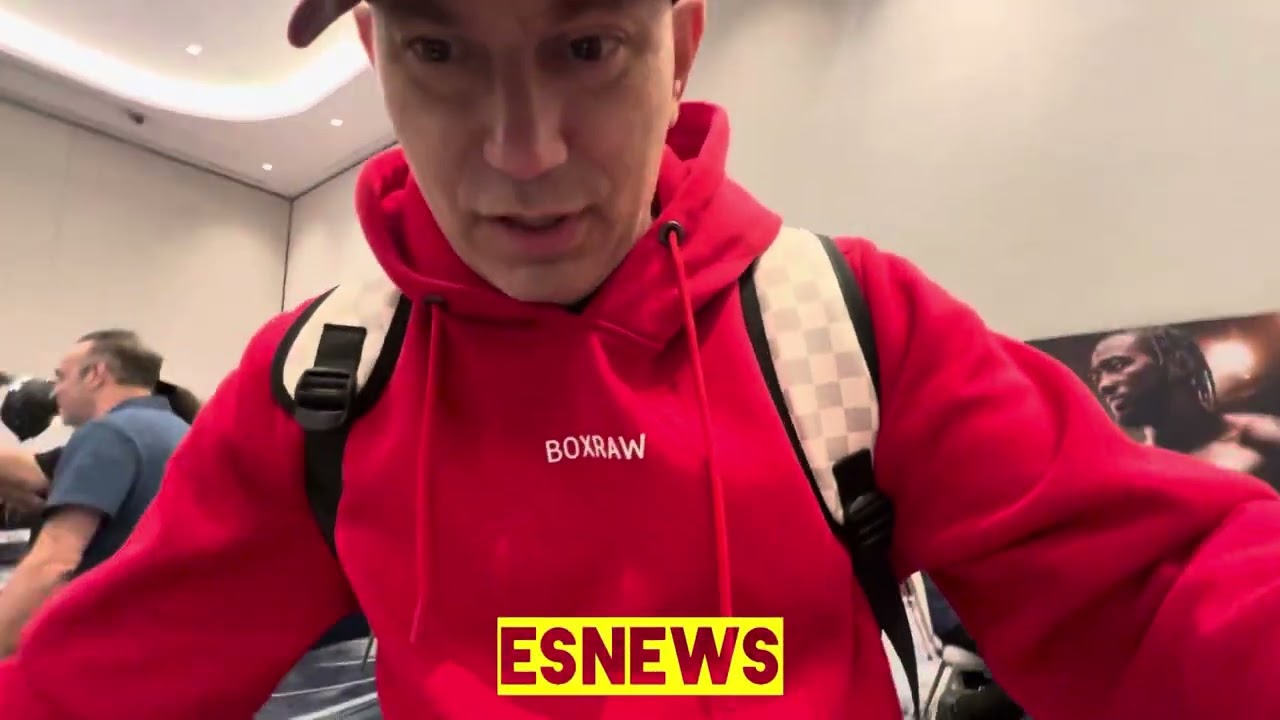 Sean Michaels in the house canelo vs crawford 