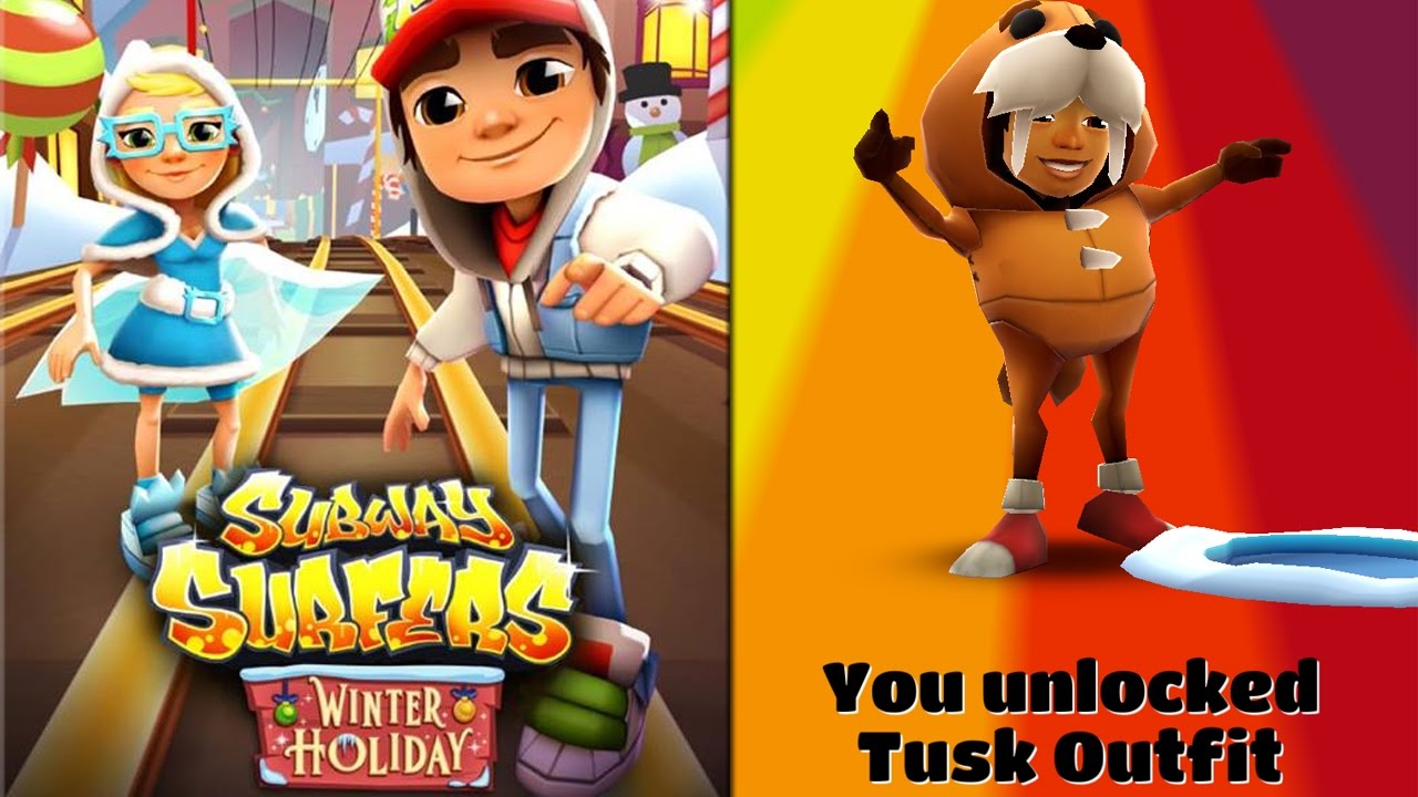 Subway Surfers - Chill out with Malik in his awesome Tusk Outfit