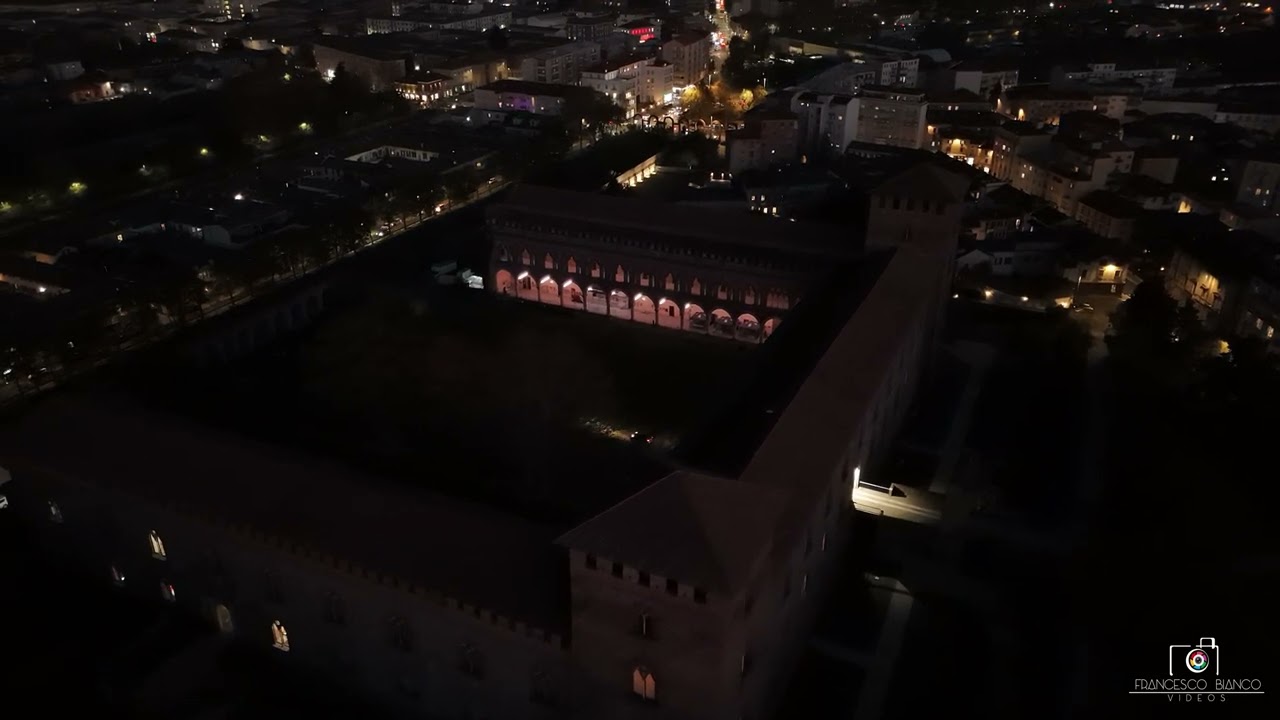 DJI Mini4 Pro - Pavia - Castello Visconteo - Italia 