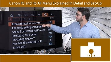 Canon R5 and Canon R6 Custom Function Menu Explained and Best Settings for people photographers.