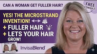 How to Make Hair Fuller While Letting It Grow | Micro Strand Hair Replacement | Stop Hair Thinning