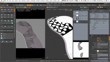 Modo Footwear Design - Lesson 8: 7. Displacement Treadwork - Part 4