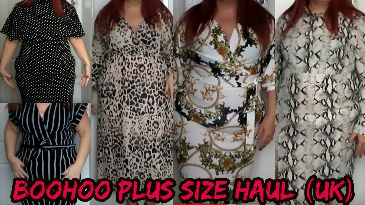 plus size dresses uk boohoo