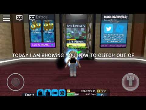 How To Glitch Out Of The Safe Zone In Flood Escape 2 Youtube - roblox flood escape how to glitch