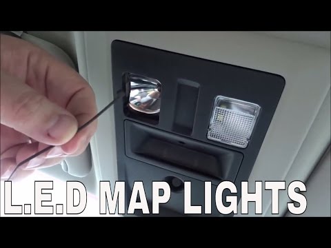 How To Install LED Map Lights- 2014 Ram & Yorkim T10 LED Bulb Review!
