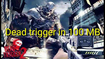 Dead Trigger: New guns mod and highly compressed in 100 MB.