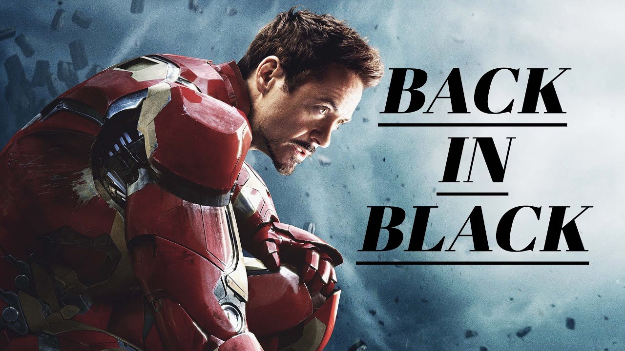 Back In Black A Tony Stark Tribute Youtube