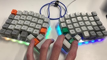Lighting Layers in QMK on an ErgoDash