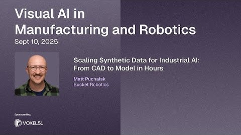 Scaling Synthetic Data for Industrial AI: From CAD to Model in Hours