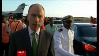 Prince Harry in Jamaica / Interview with Jamaican PM - March 2012