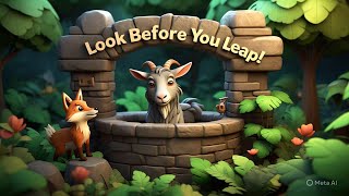 Look Before You Leap | A Clever Fox and the Curious Goat 🦊🐐 | Kids Moral Story
