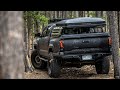 Ultimate Overland Bed Setup - Diamondback + Front Runner Tacoma Bed Cover Rack System