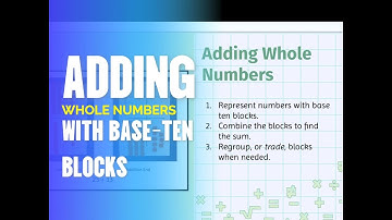 Adding Whole Numbers with Base-Ten Blocks