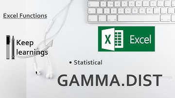 Excel GAMMA DIST Function