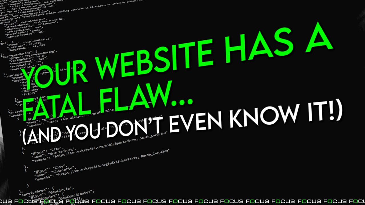 Your Website Has This Fatal Flaw (And You Don’t Even Know It!)