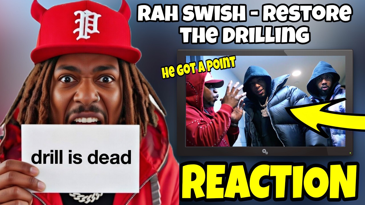 DRILL DEAD?? Реакция на клип Rah Swish - Restore The Drilling (Official Video)! #WooForever 💫🔥