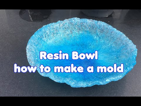 998 ) How to make an easy mold for a resin bowl. 