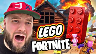 LEGO Fortnite But I DESTROYED Ninja's Backyard