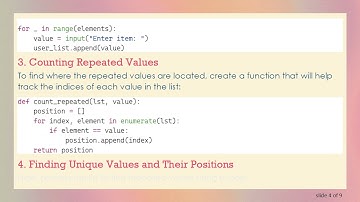 How to Identify Repeated Values in a List Using Python