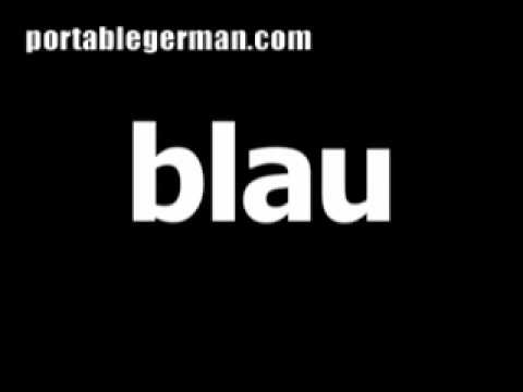 word for blue