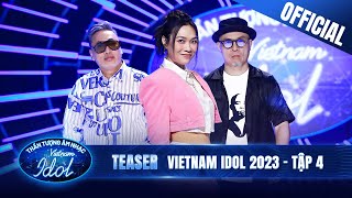 Teaser Tập 4 - Vietnam Idol 2023 | Lộ diện những giọng hát khủng, Mỹ Tâm gây sốt với visual mới