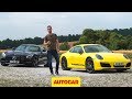 2018 Mercedes-AMG GT C vs Porsche 911 Carrera T | Autocar