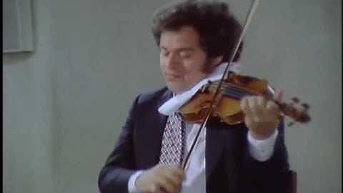 Itzhak Perlman- partita 2/2 in E major- J S Bach