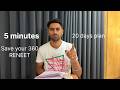 Give me 5 minutes to save 360 in RENEET||20days left||