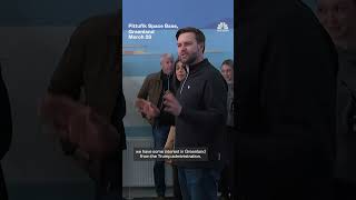 Vance meets with military personnel in Greenland