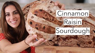 MY CINNAMON RAISIN SOURDOUGH bread recipe that is TO DIE FOR!