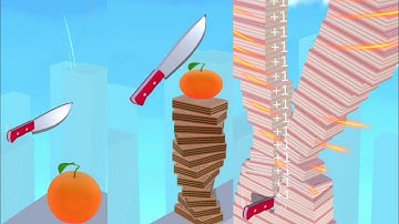 Almost Cut Game! Very satisfying and relaxing ASMR slicing video