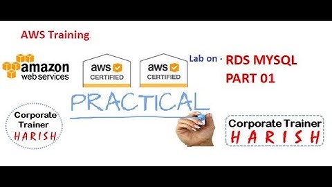 23. AWS RDS  MySQL DB setup Multi AZ - (Part 1)
