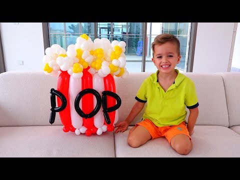 #1 Cuộc phiêu lưu của Vlad và Nikita với bóng bay! Bộ sưu tập video cho cả gia đình! Mới Nhất