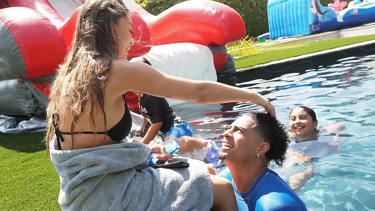 Water Park At The McBroom's!!!