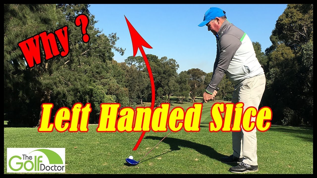 Left Handed Golf Tip Why Most Left Handed Golfers Slice Youtube regarding Golfing Left Handed