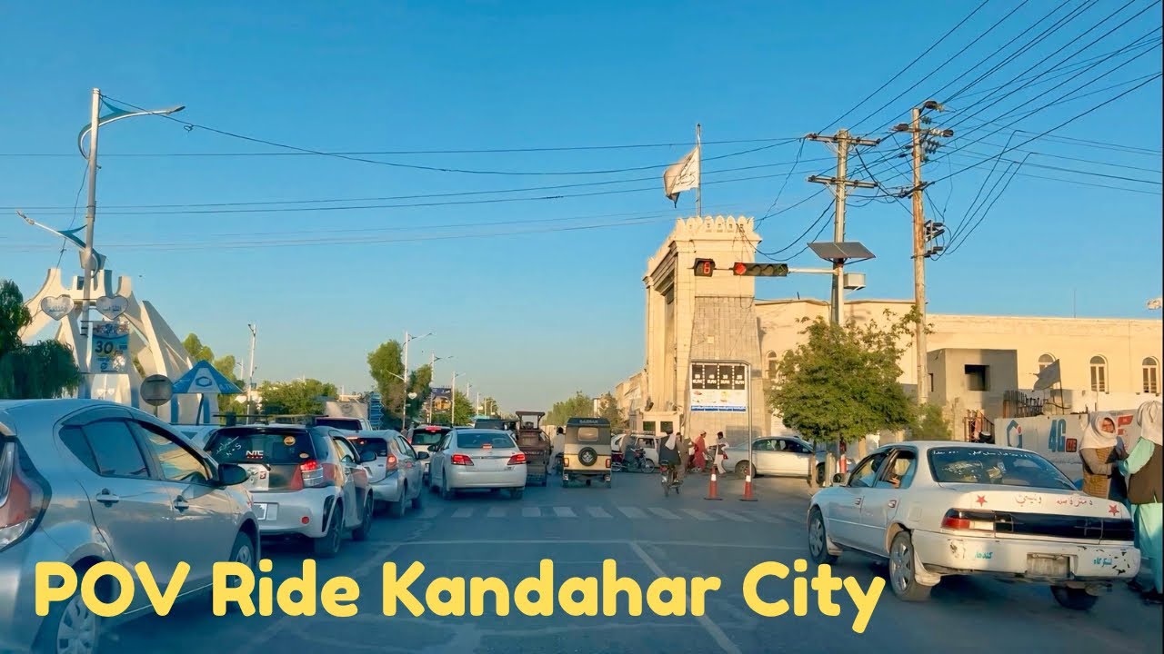 Driving Through Kandahar City 🇦🇫 | Full 30-Minute POV Ride