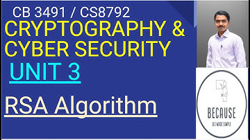 3.8 RSA Algorithm Encryption and Decryption in Tamil