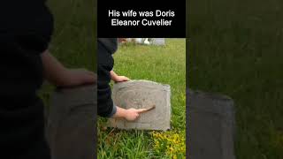 cleaning the Stone of Charles Edward McDorman #cemetery #neverforgotten