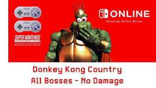 Donkey Kong Country | All Bosses - No Damage | Nintendo Switch Online