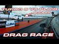 BAD IDEA * Tesla Plaid vs Modified Porsche Turbo S Drag Race