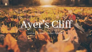 Ayer's Cliff, Hatley. Quebec Drone footage of fall season.