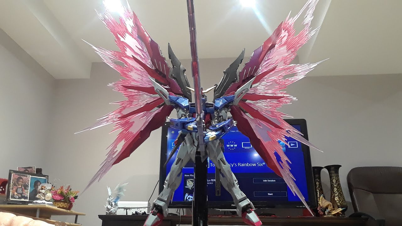 Wings Of Light Option Set For Metal Build Destiny Unboxing And Review Comparing W Robot Damashii Youtube